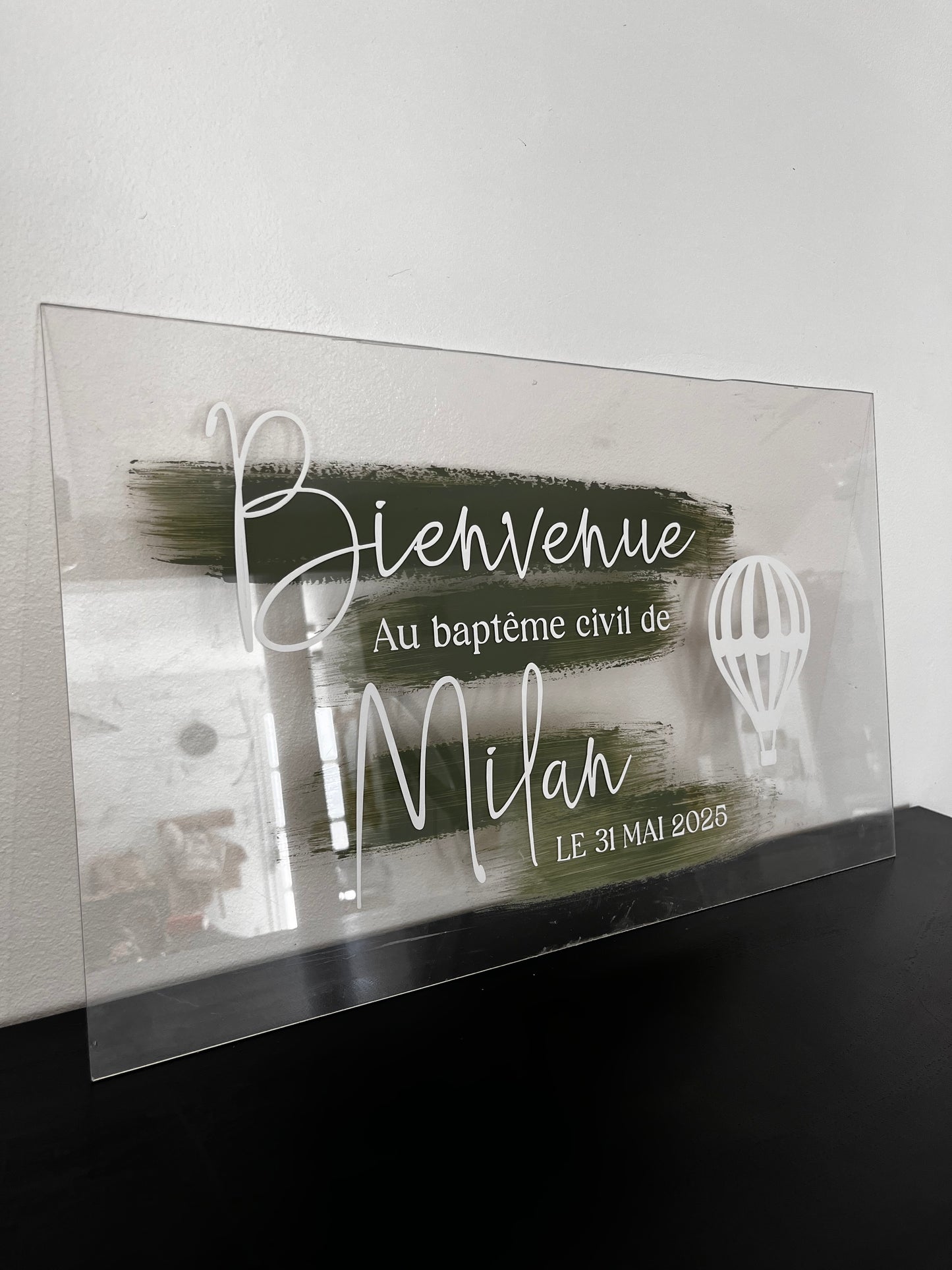 Panneau d’entrée personnalisé