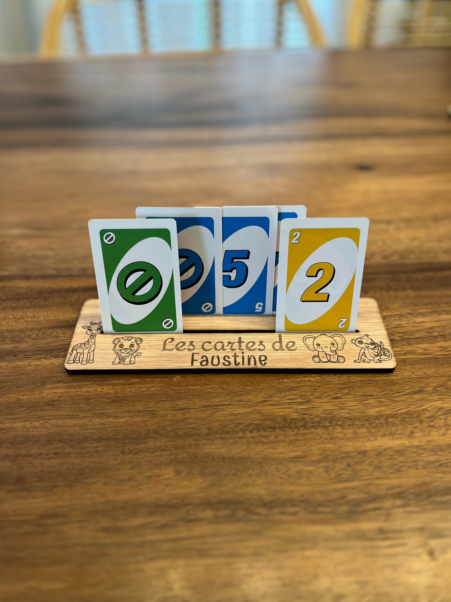 Support jeu de carte personnalisé