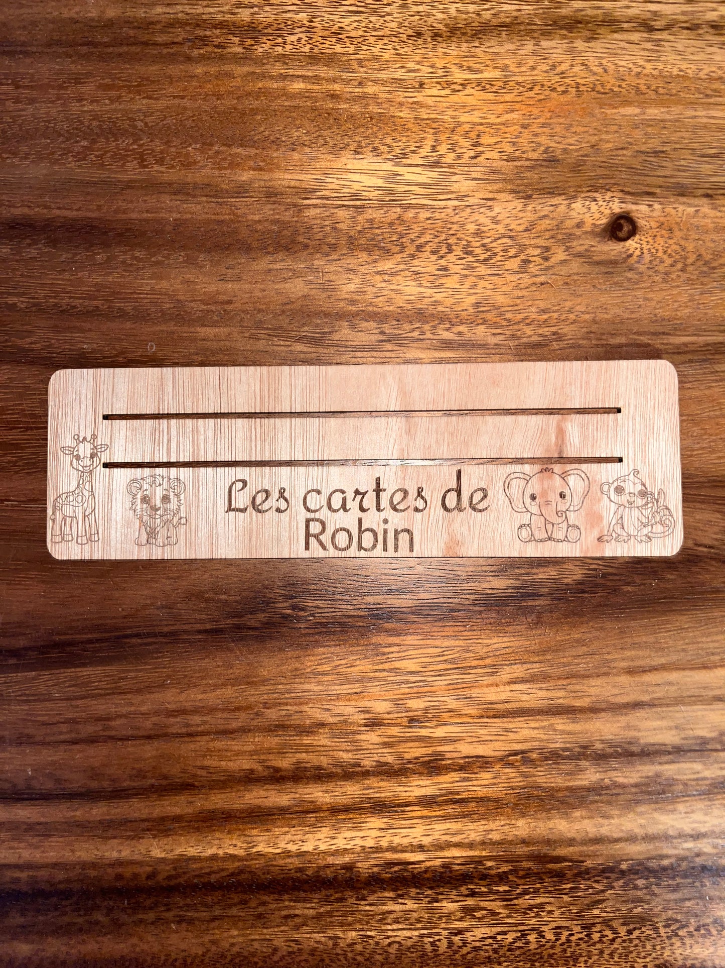Support jeu de carte personnalisé