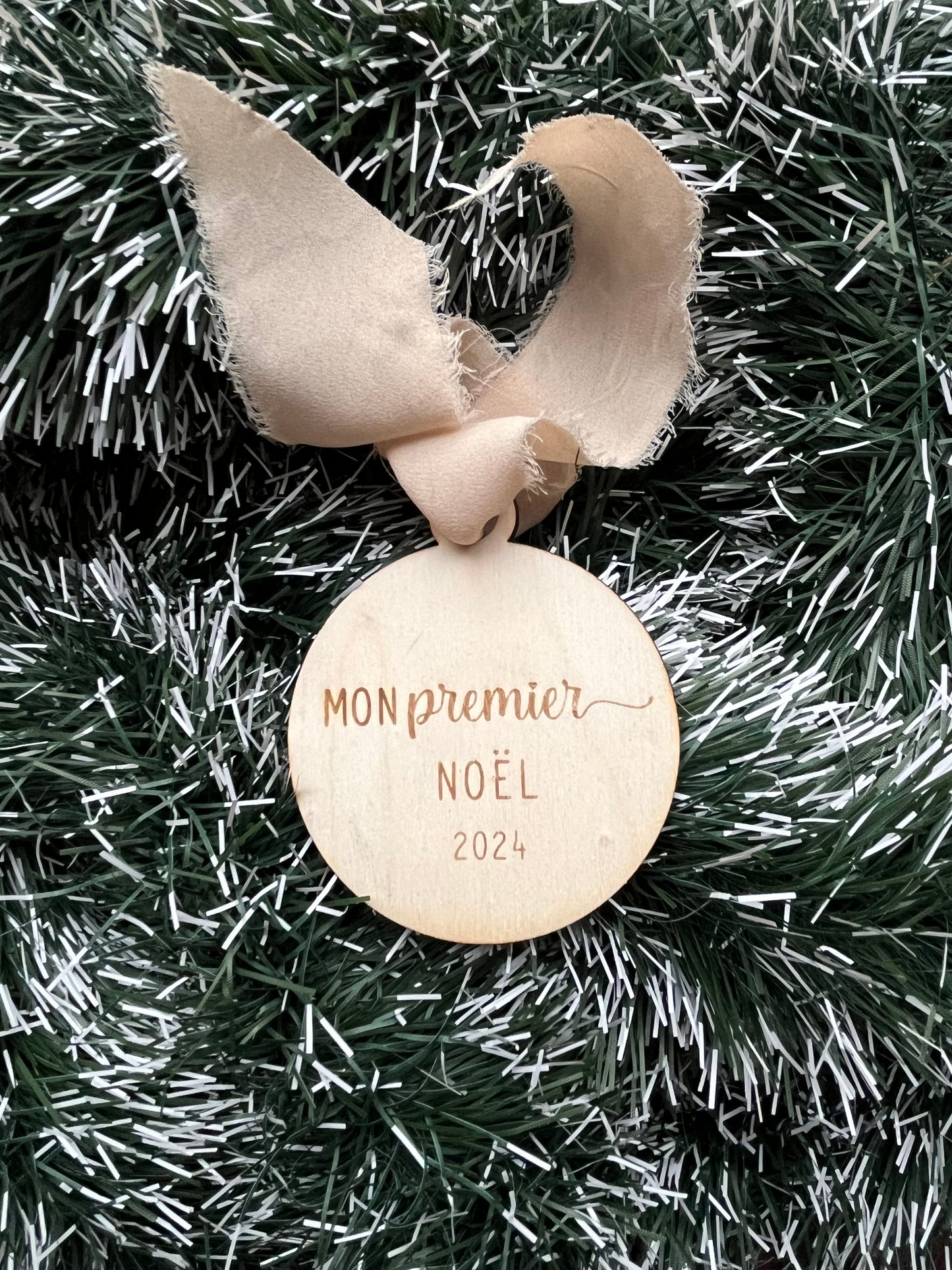 Boule de Noël « MON PREMIER NOËL » à personnaliser
