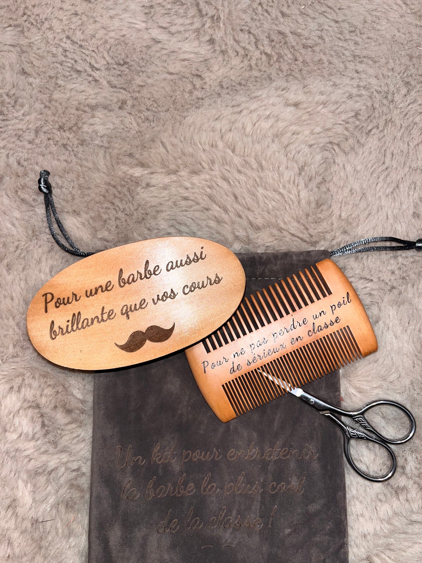 Coffret soin de la barbe personnalisé
