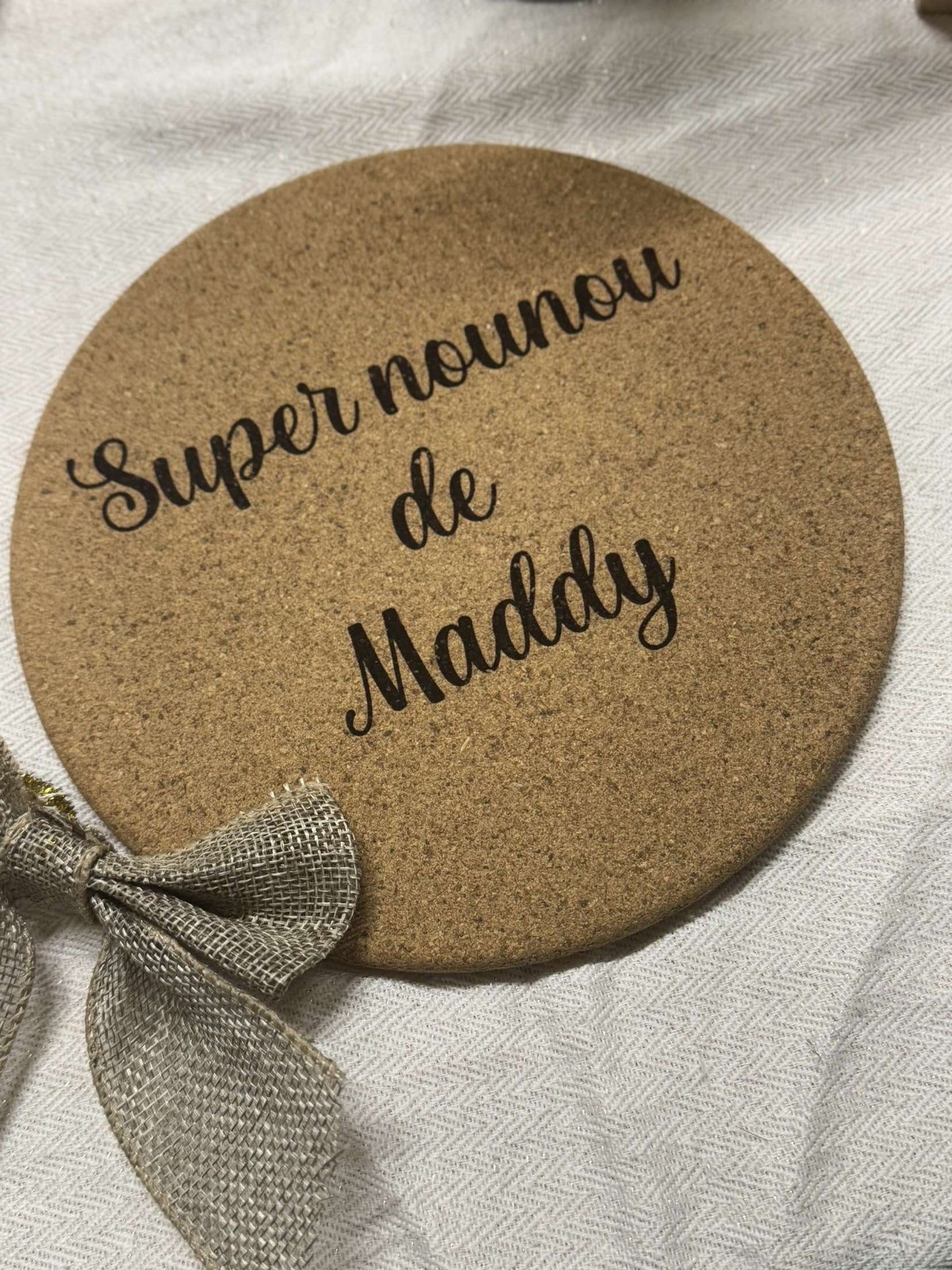 Dessous de plat personnalisé