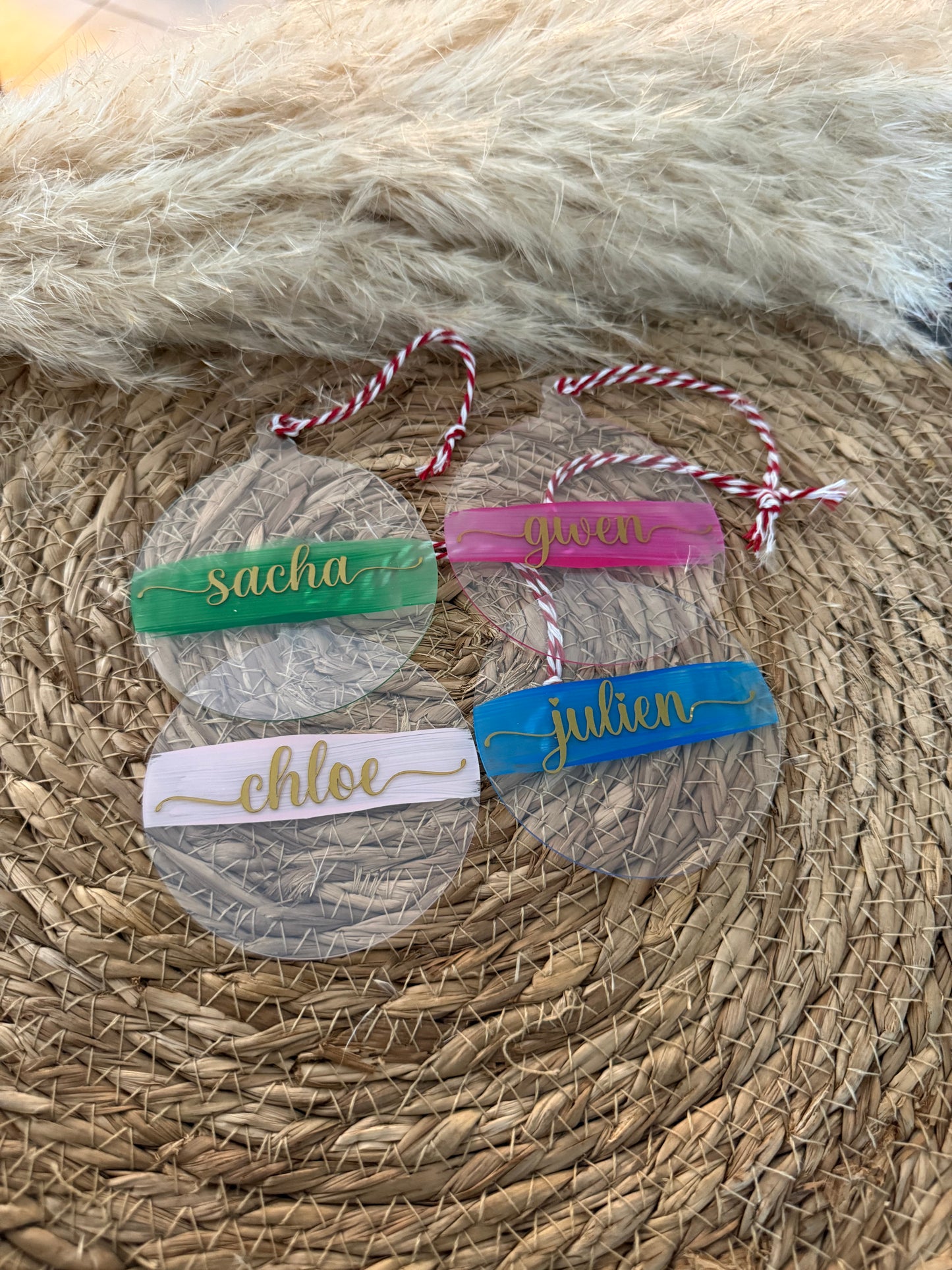 Boule de Noël Personnalisée en Plexiglass