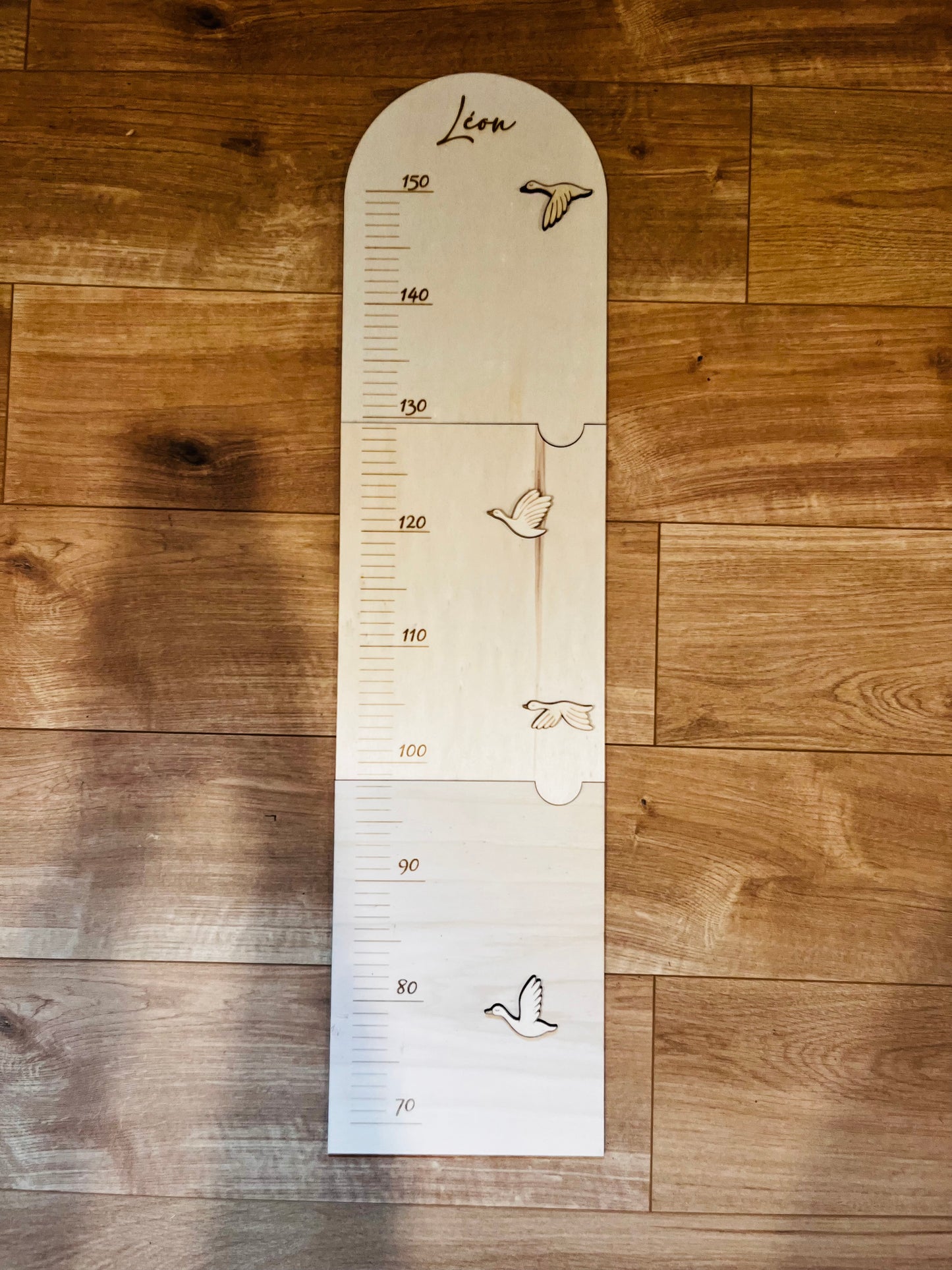 Toise Murale Oie en Bois – Grandir avec Tendresse
