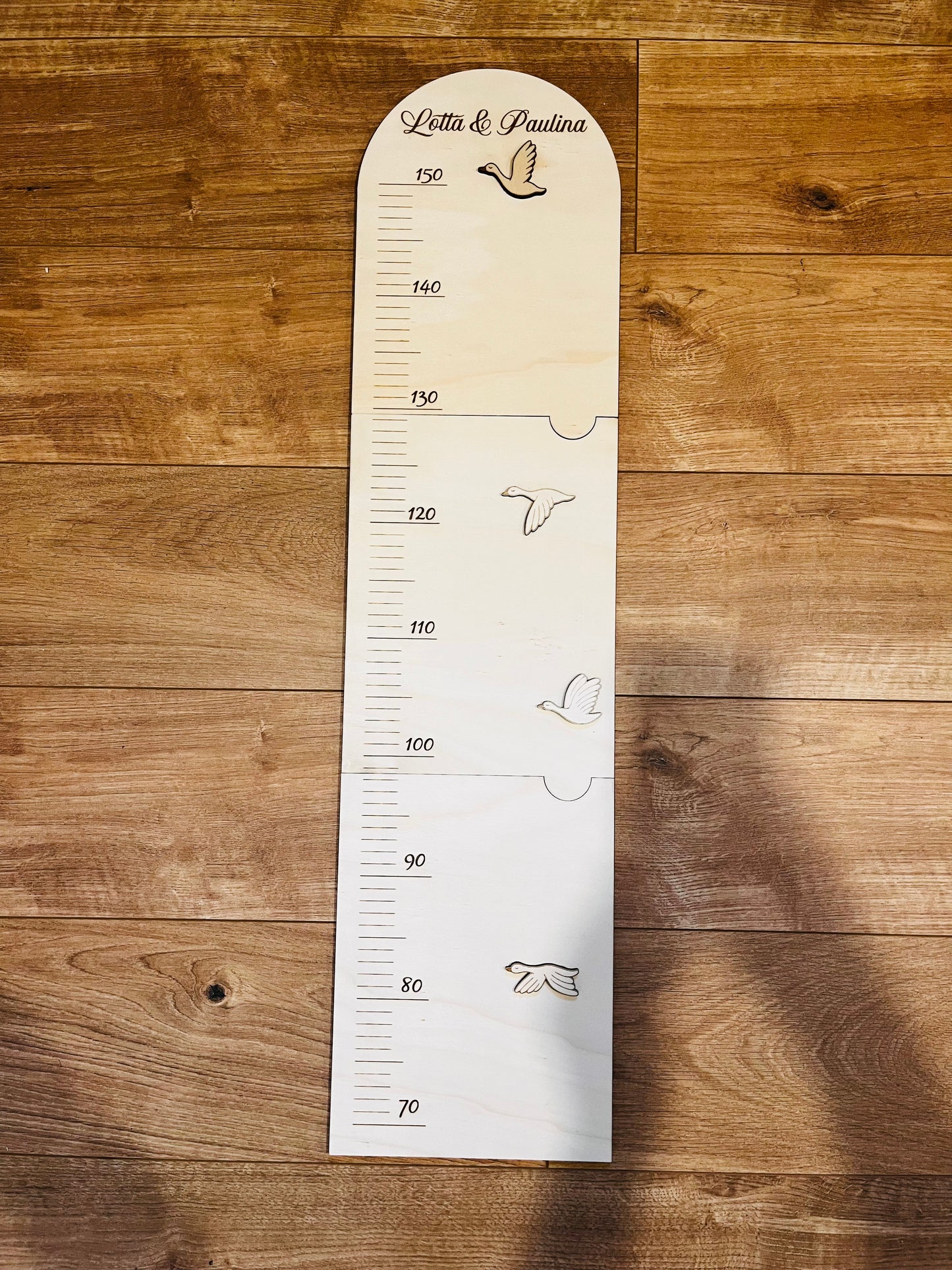 Toise Murale Oie en Bois – Grandir avec Tendresse