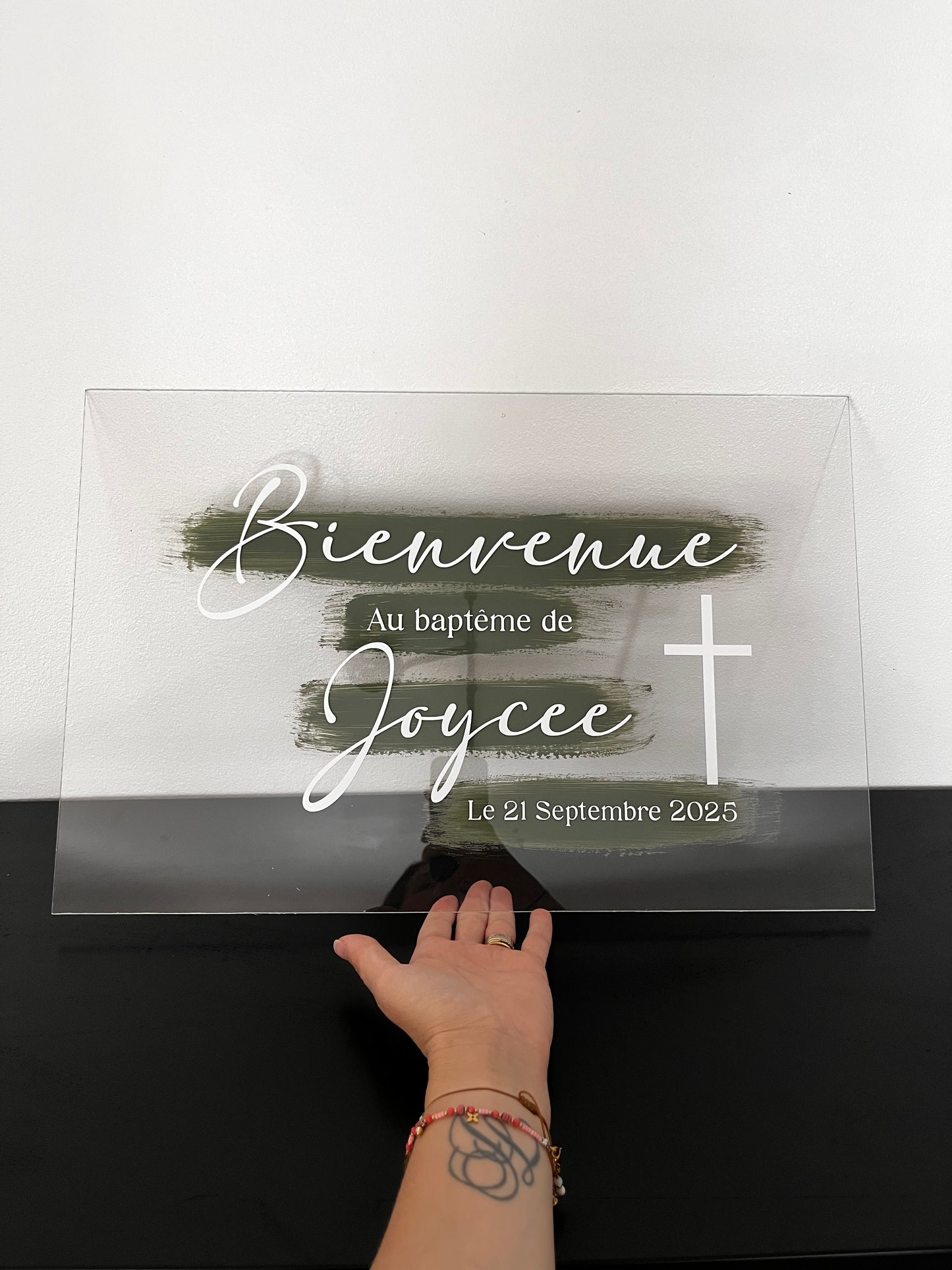 Panneau d’entrée personnalisé