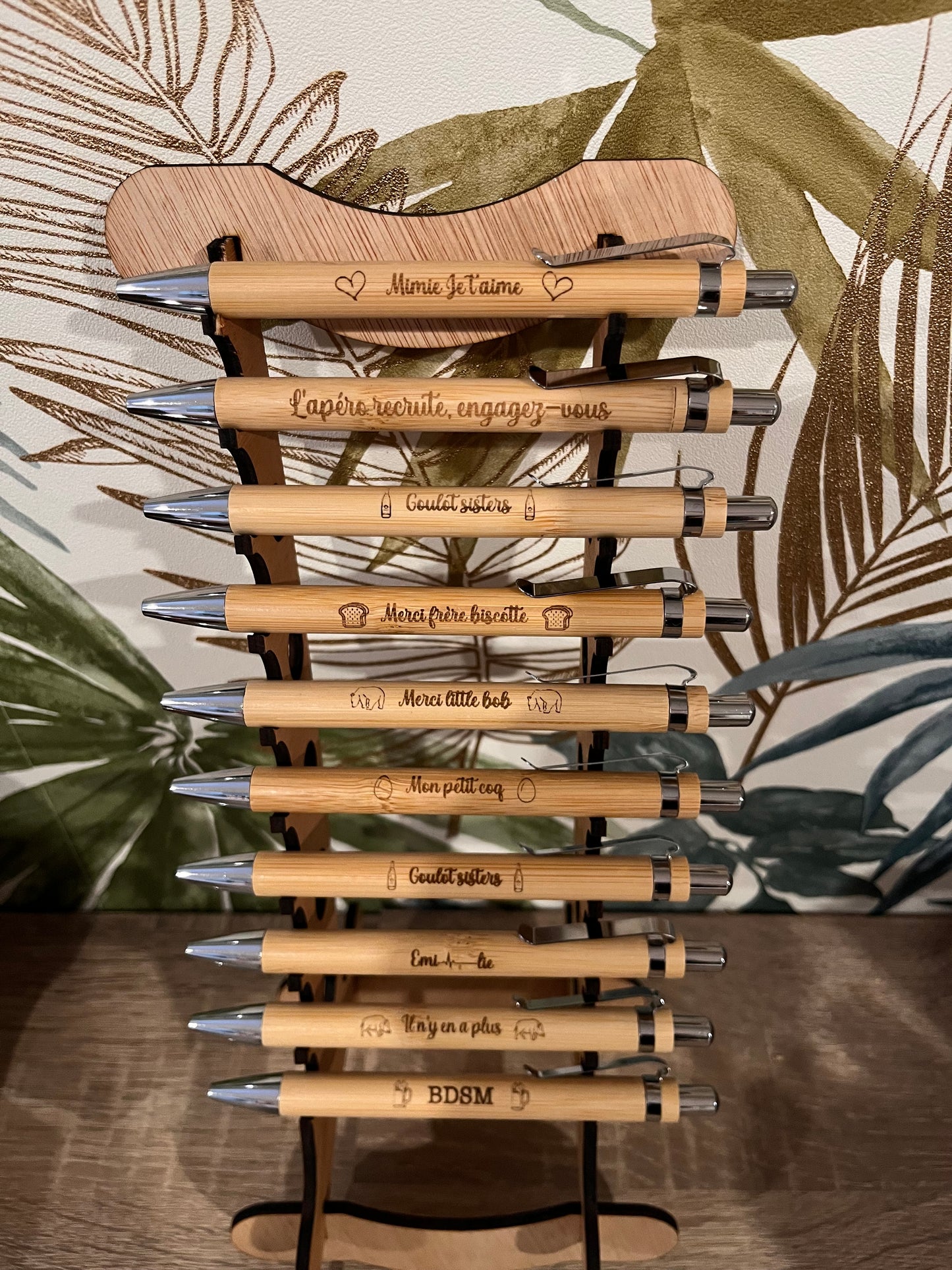 Stylo en bois personnalisé