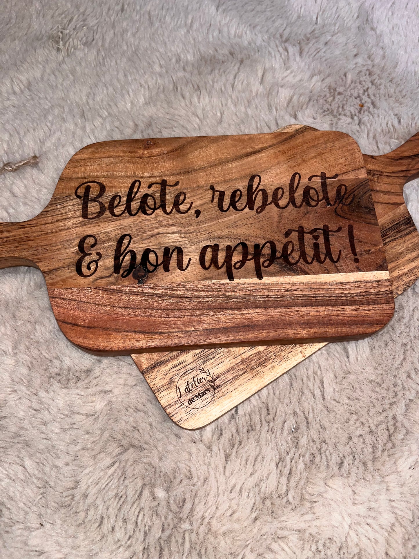 Planche à découper personnalisée