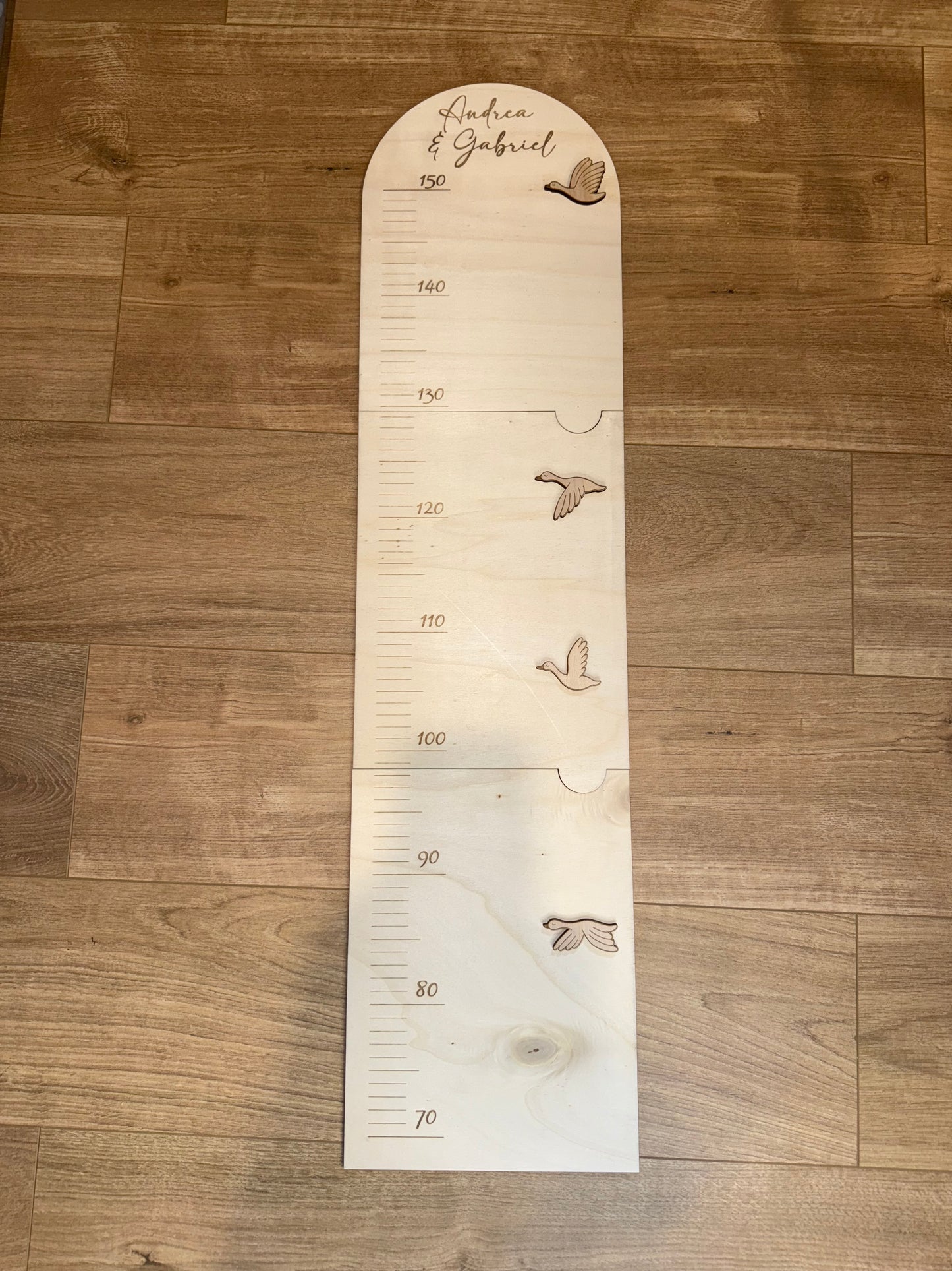 Toise Murale Oie en Bois – Grandir avec Tendresse