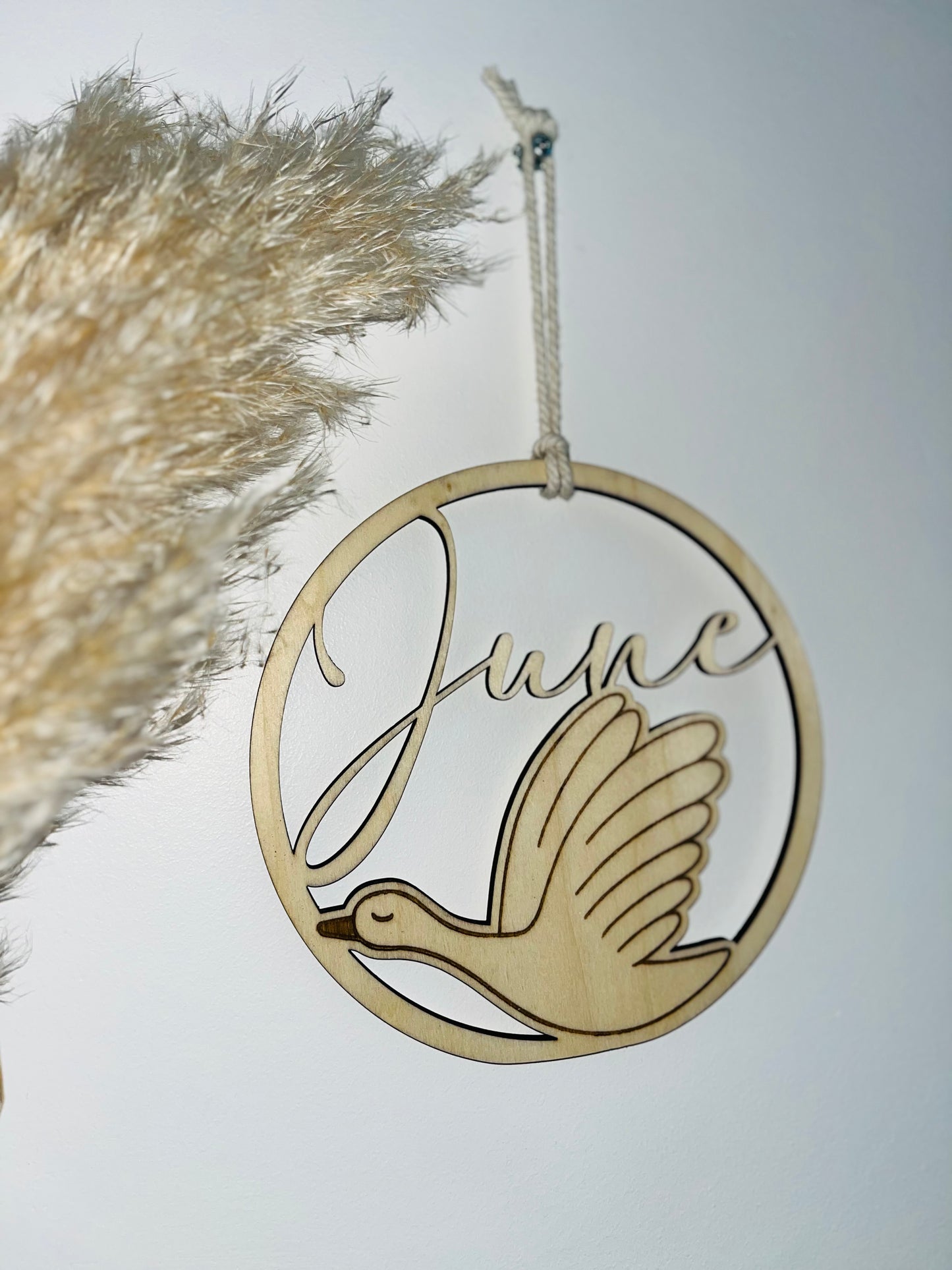 Décoration de porte oie personnalisée