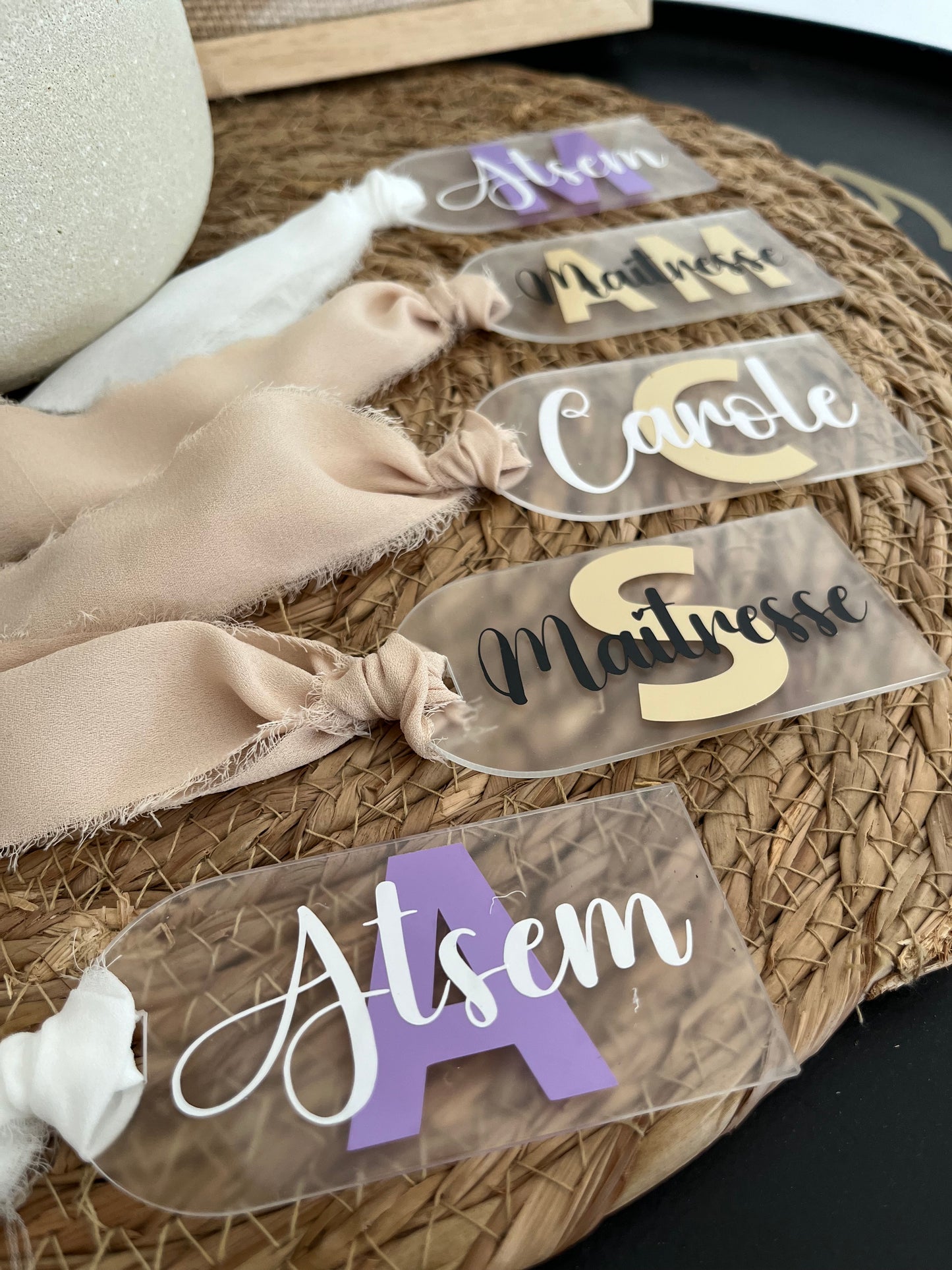 Marque page Maîtresse/Atsem personnalisé