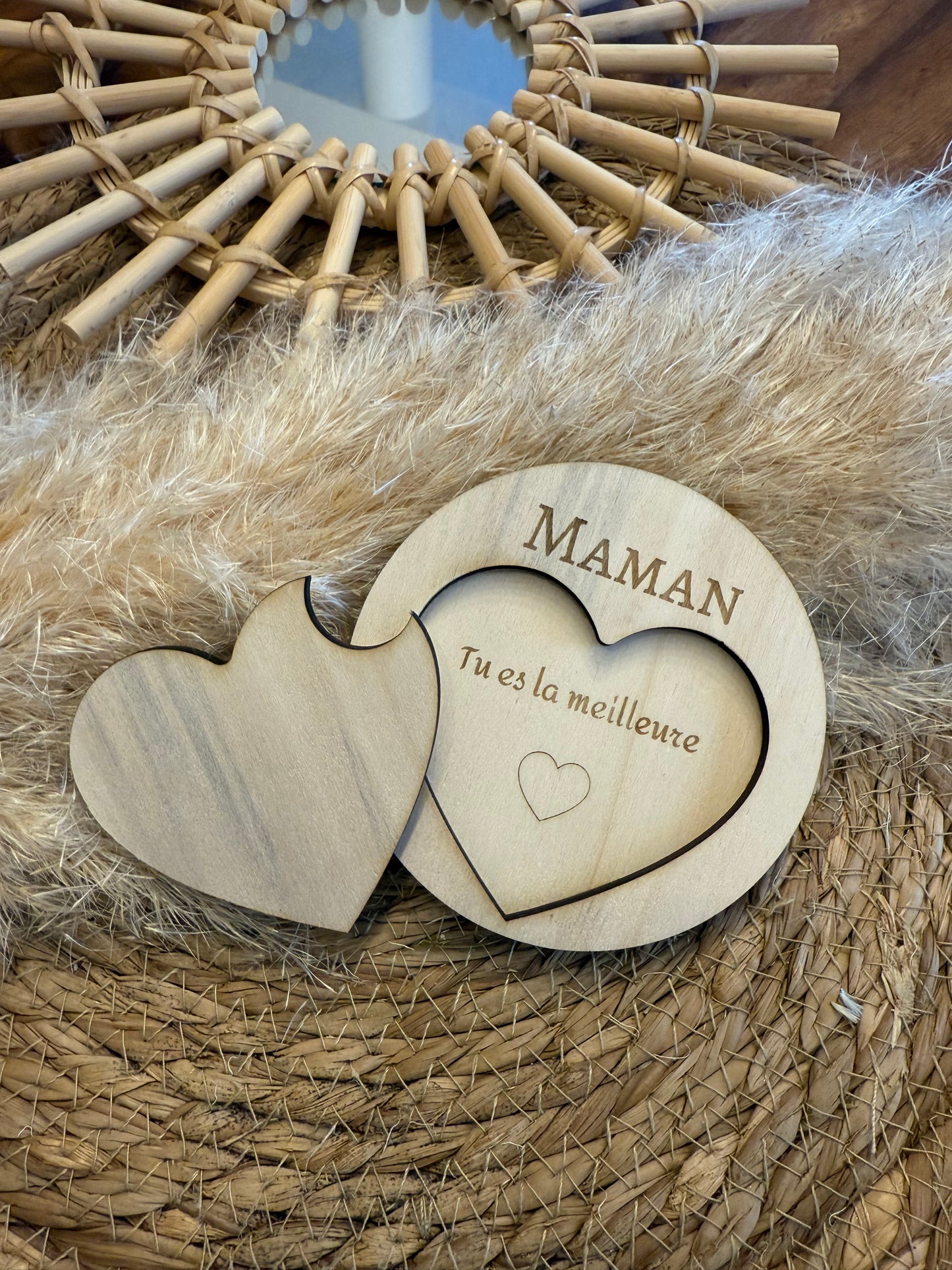 Carte message caché personnalisée