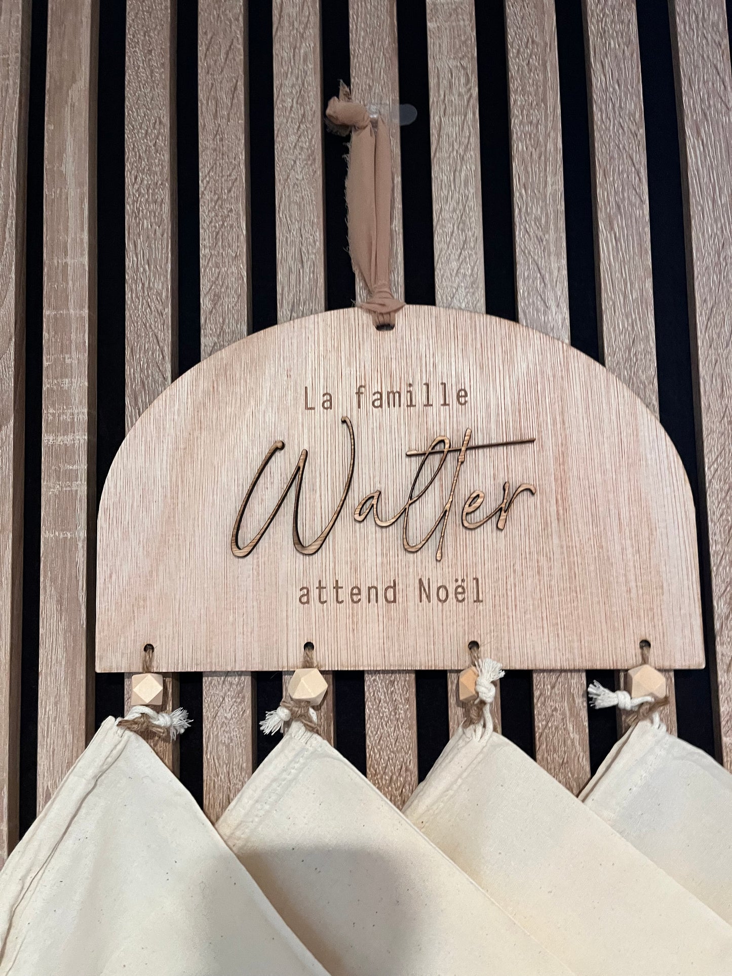 Calendrier de l’avent réutilisable personnalisé