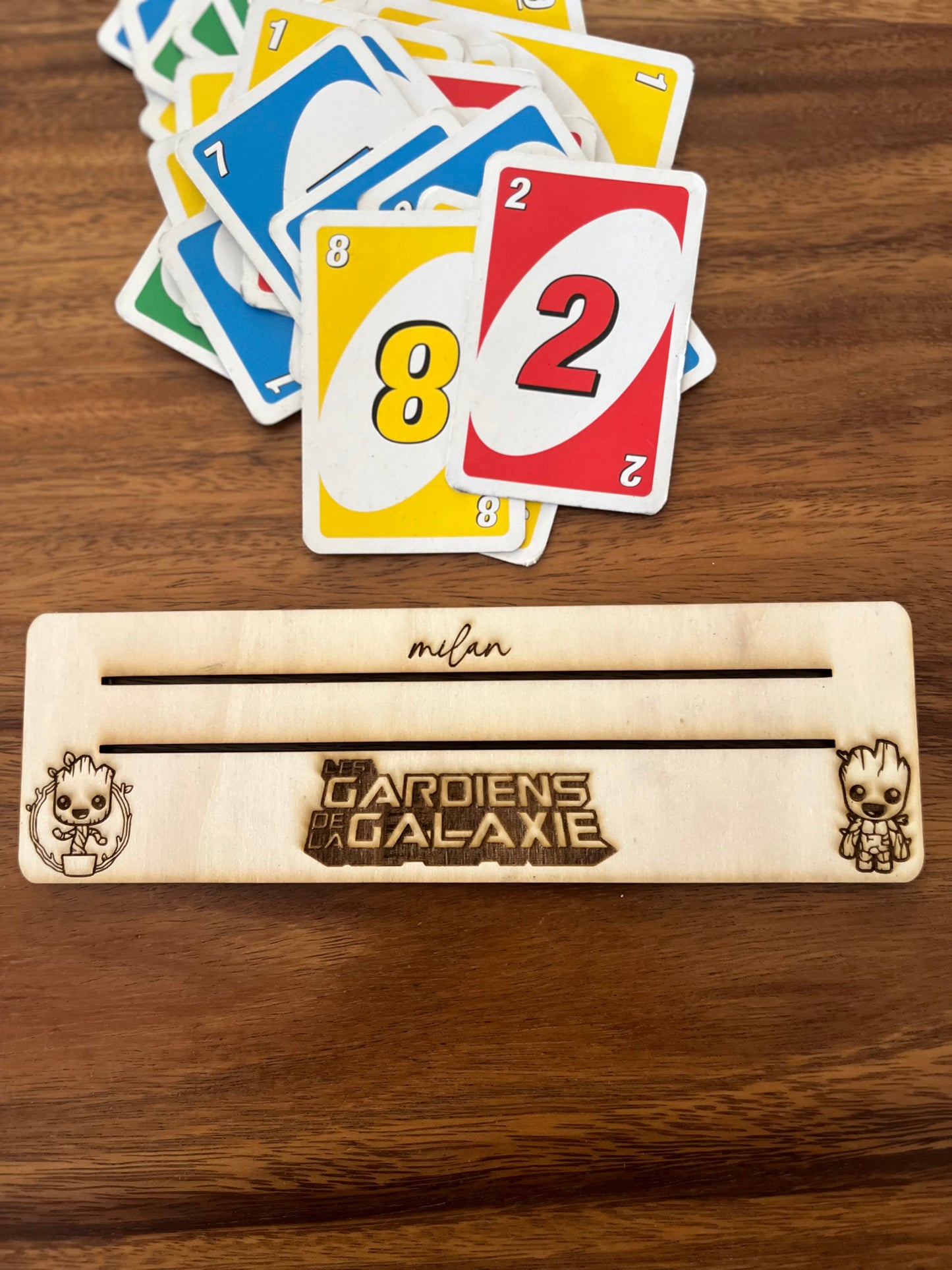 Support jeu de carte personnalisé