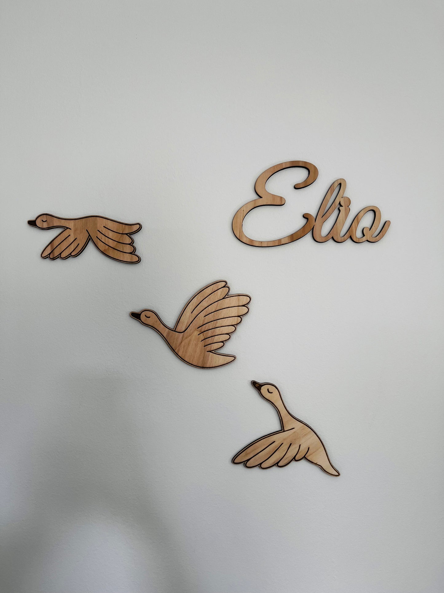 Lot de 3 Oies volantes décorative