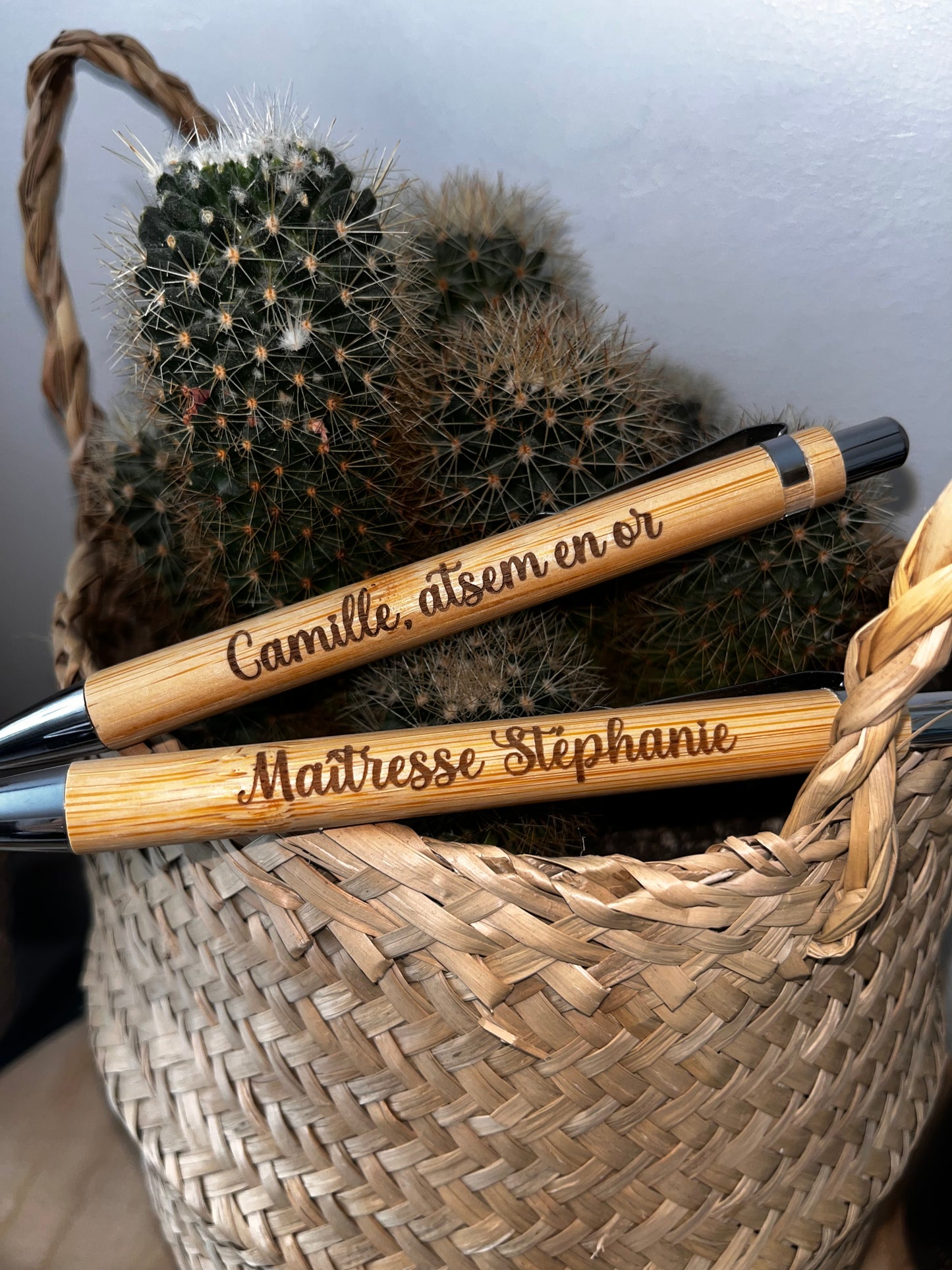 Stylo en bois personnalisé