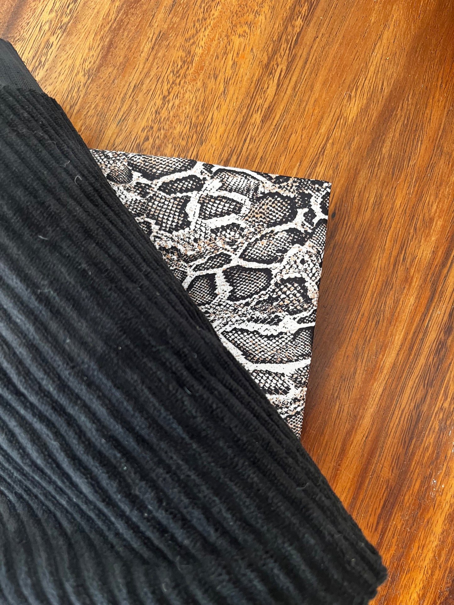 Pochette de livre de poche artisanale en tissus