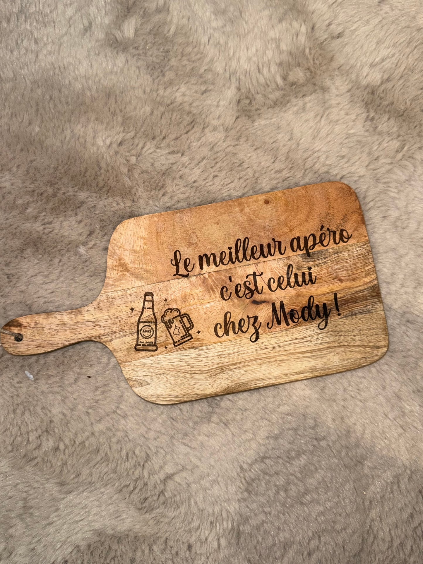 Planche à découper personnalisée