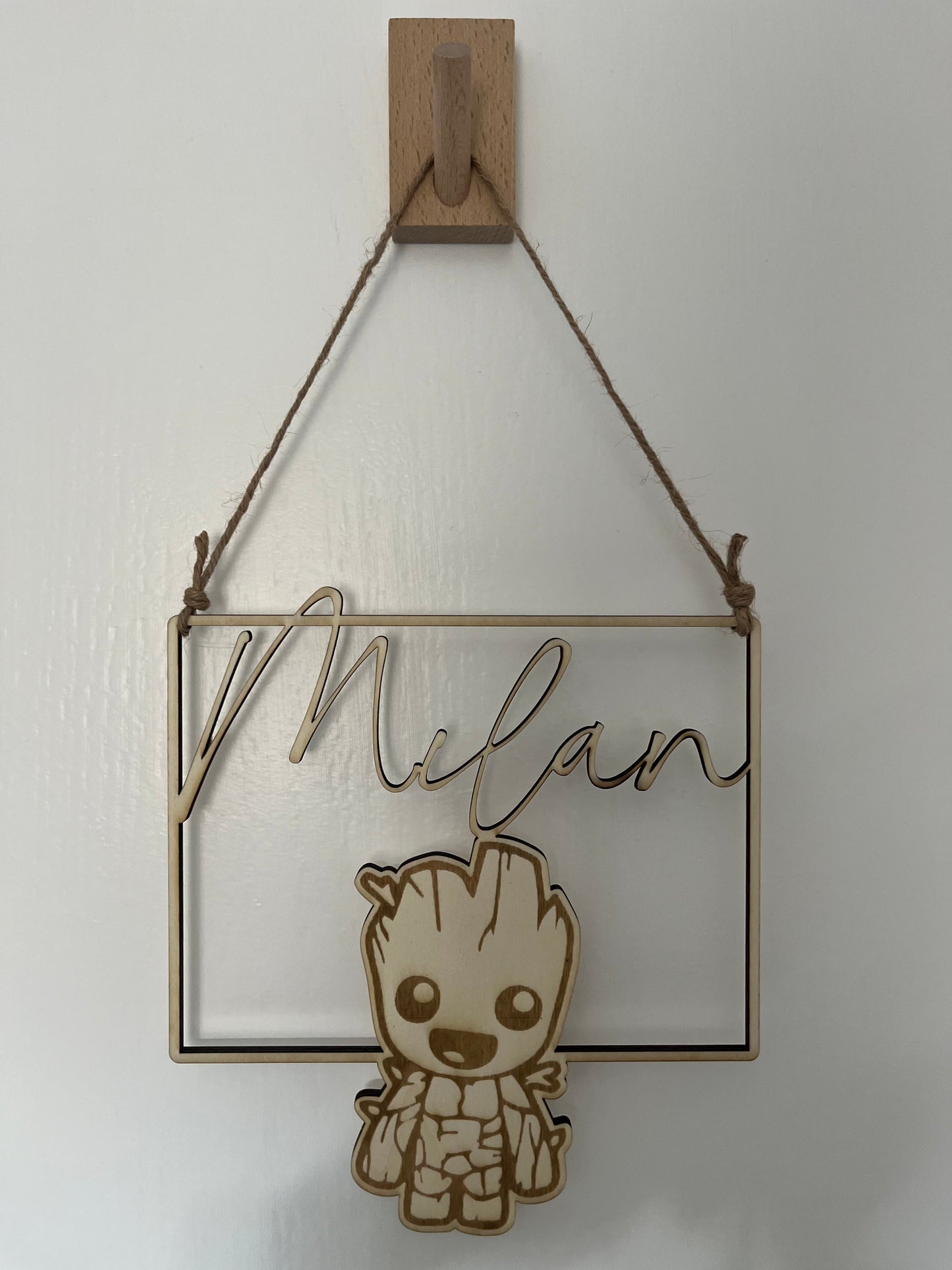 Décoration de porte personnalisée