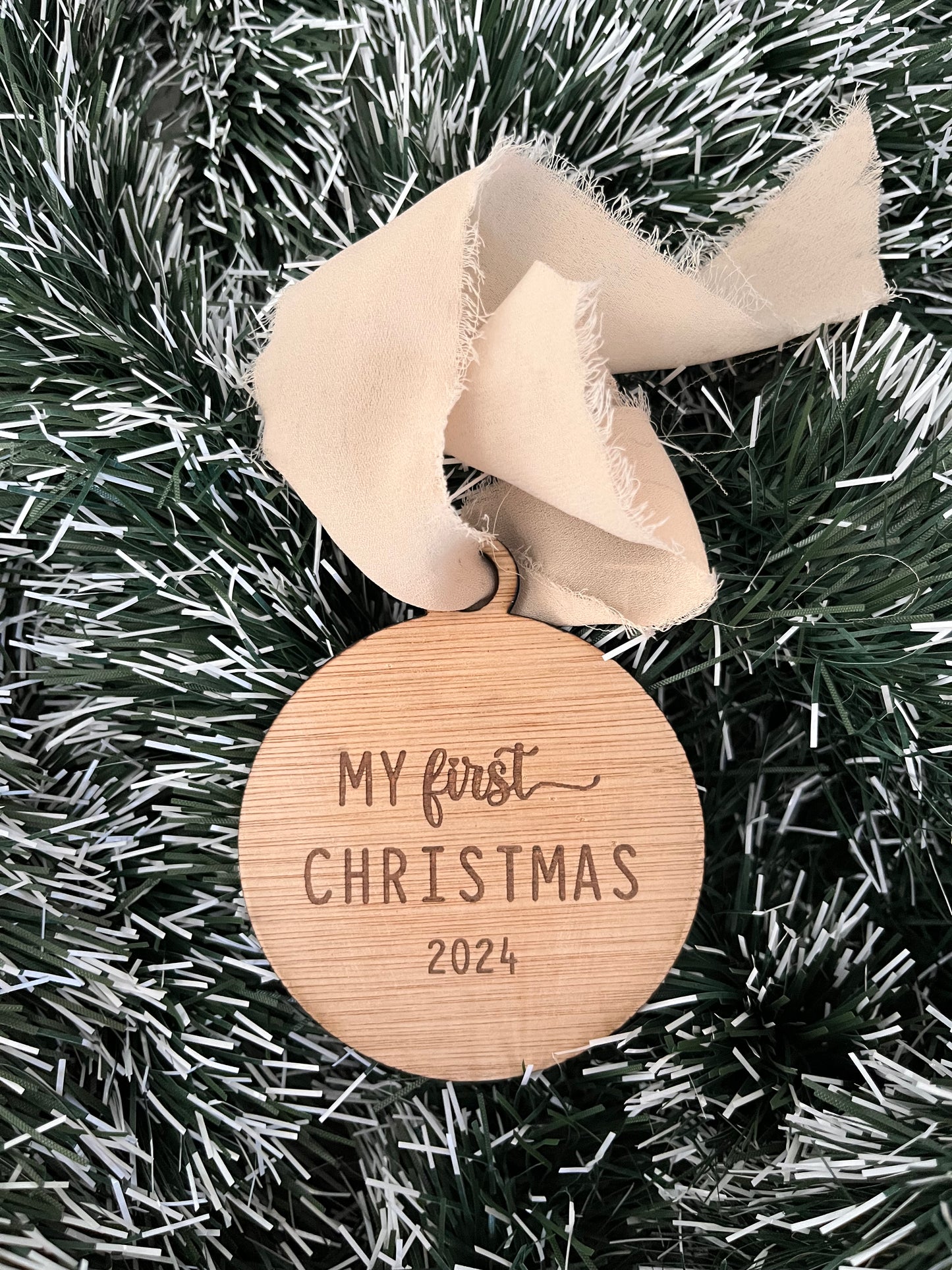 Boule de Noël « MON PREMIER NOËL » à personnaliser