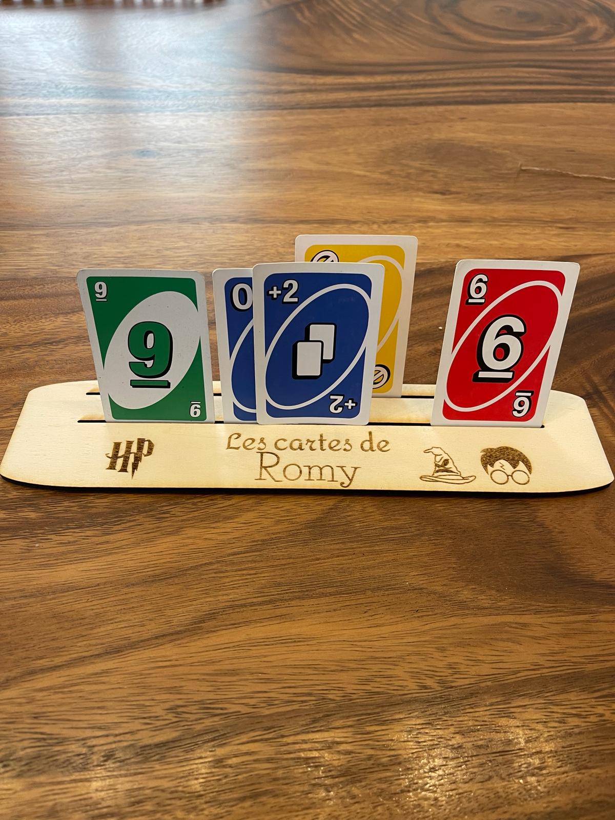 Support jeu de carte personnalisé