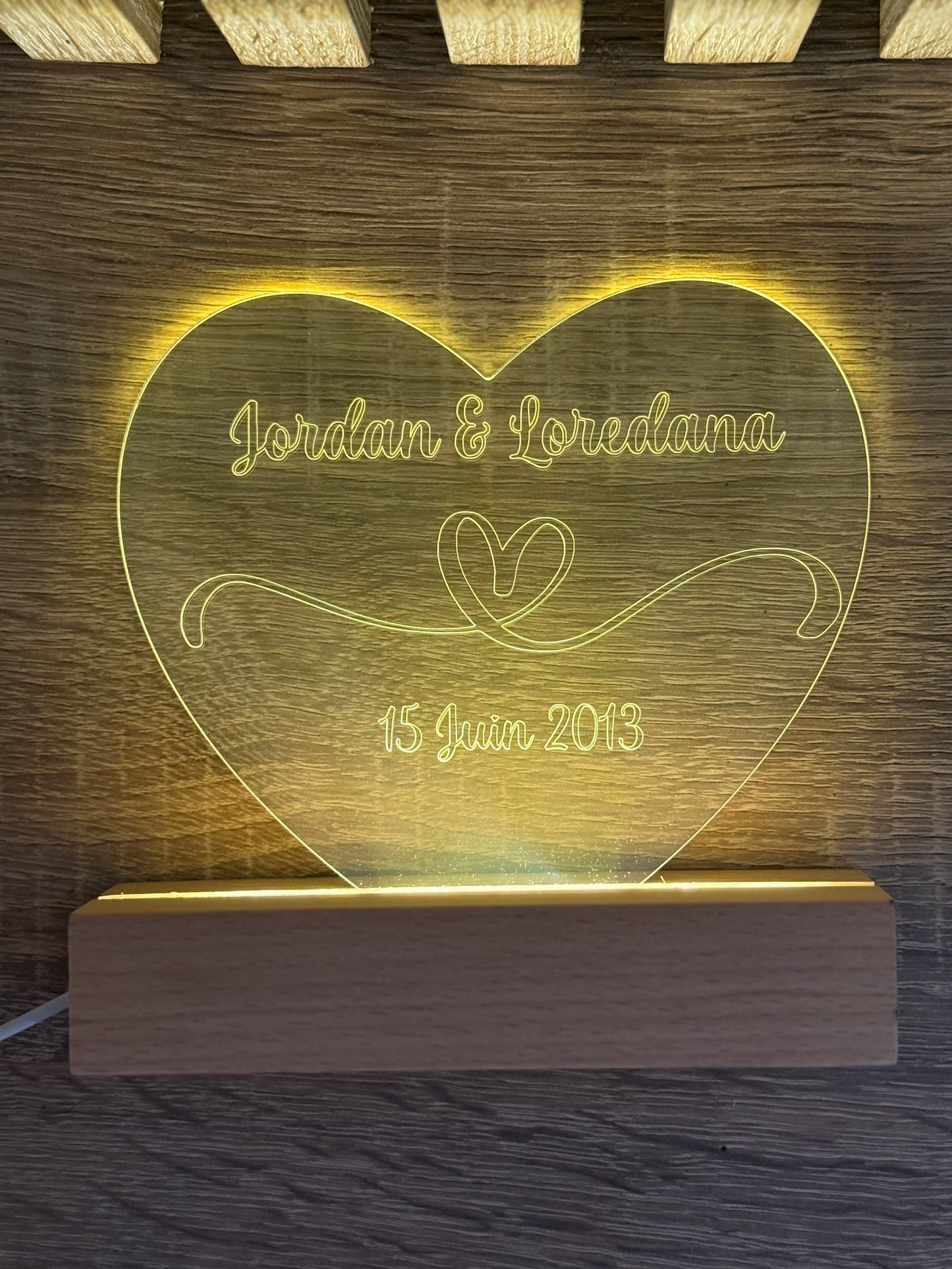 Lampe personnalisée