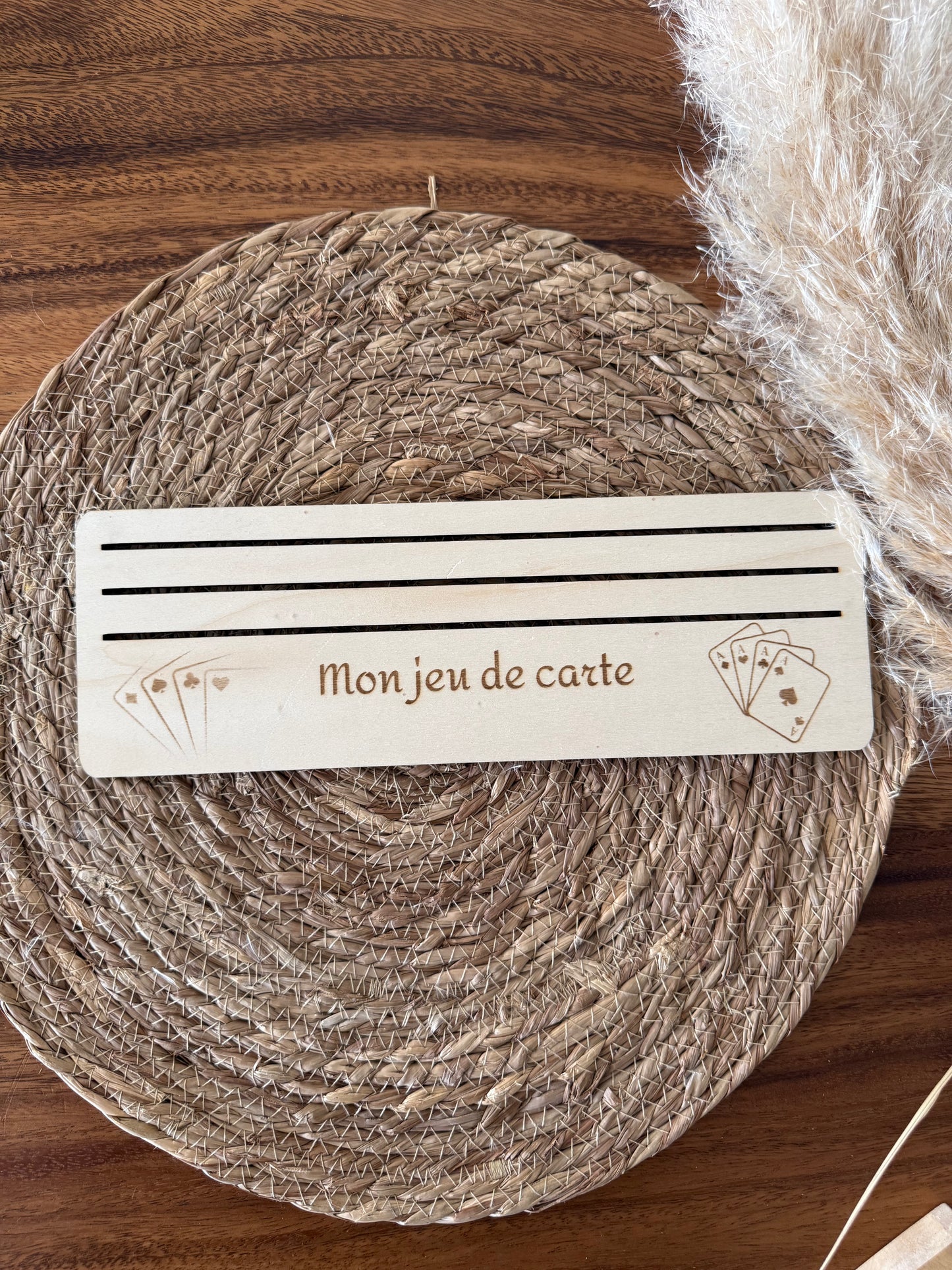 Support de jeux de carte - Pratique et Confortable pour Papi et Mamie