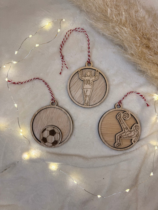 Boule de Noël « FOOT » à personnaliser