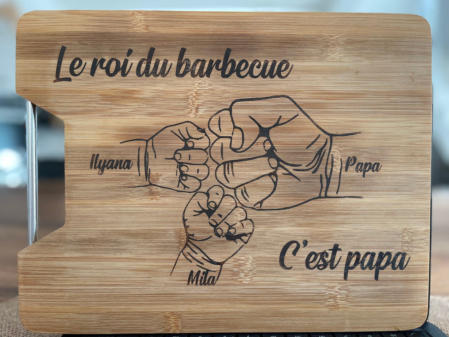 Planche à découper personnalisé pour homme