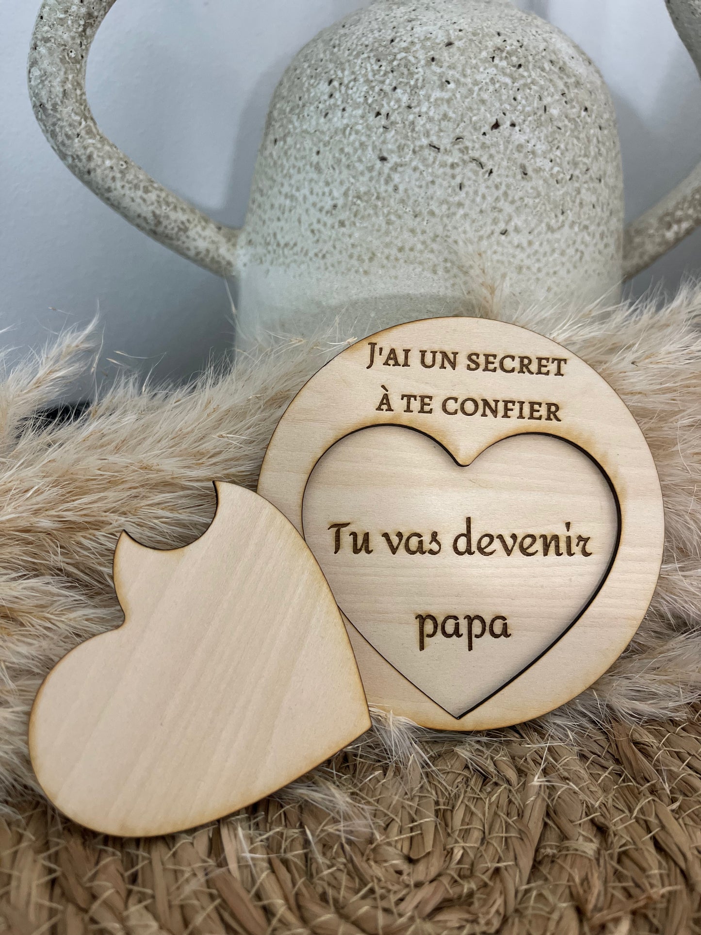 Carte message caché personnalisée
