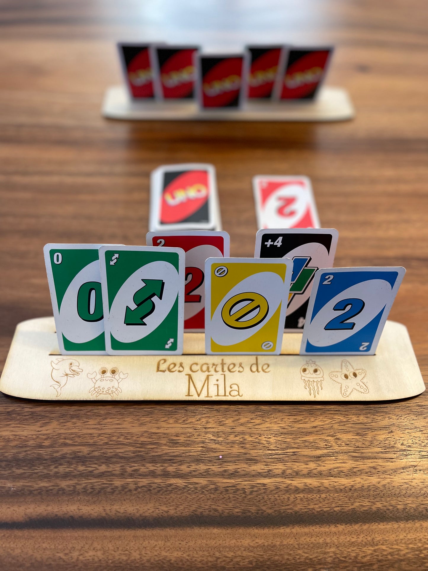 Support jeu de carte personnalisé