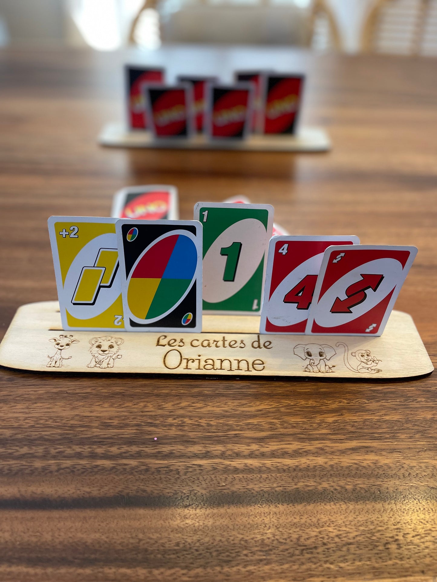 Support jeu de carte personnalisé