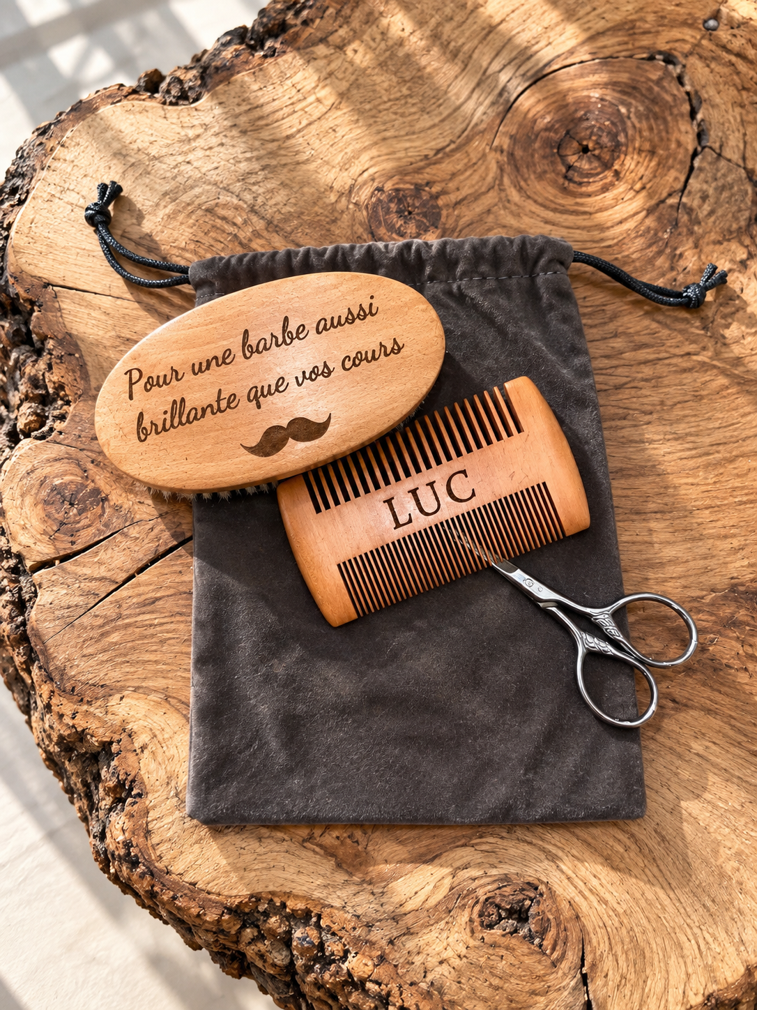 Kit soin de la barbe personnalisé pour professeur