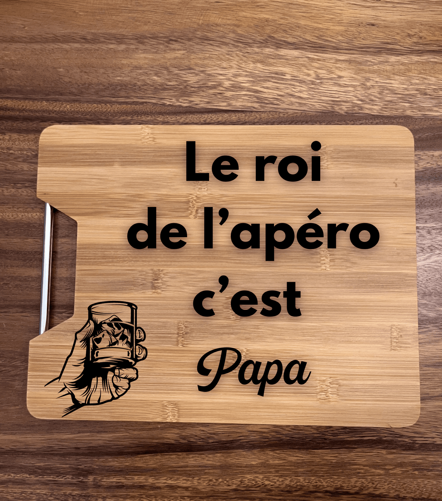 Planche à découper personnalisé pour homme