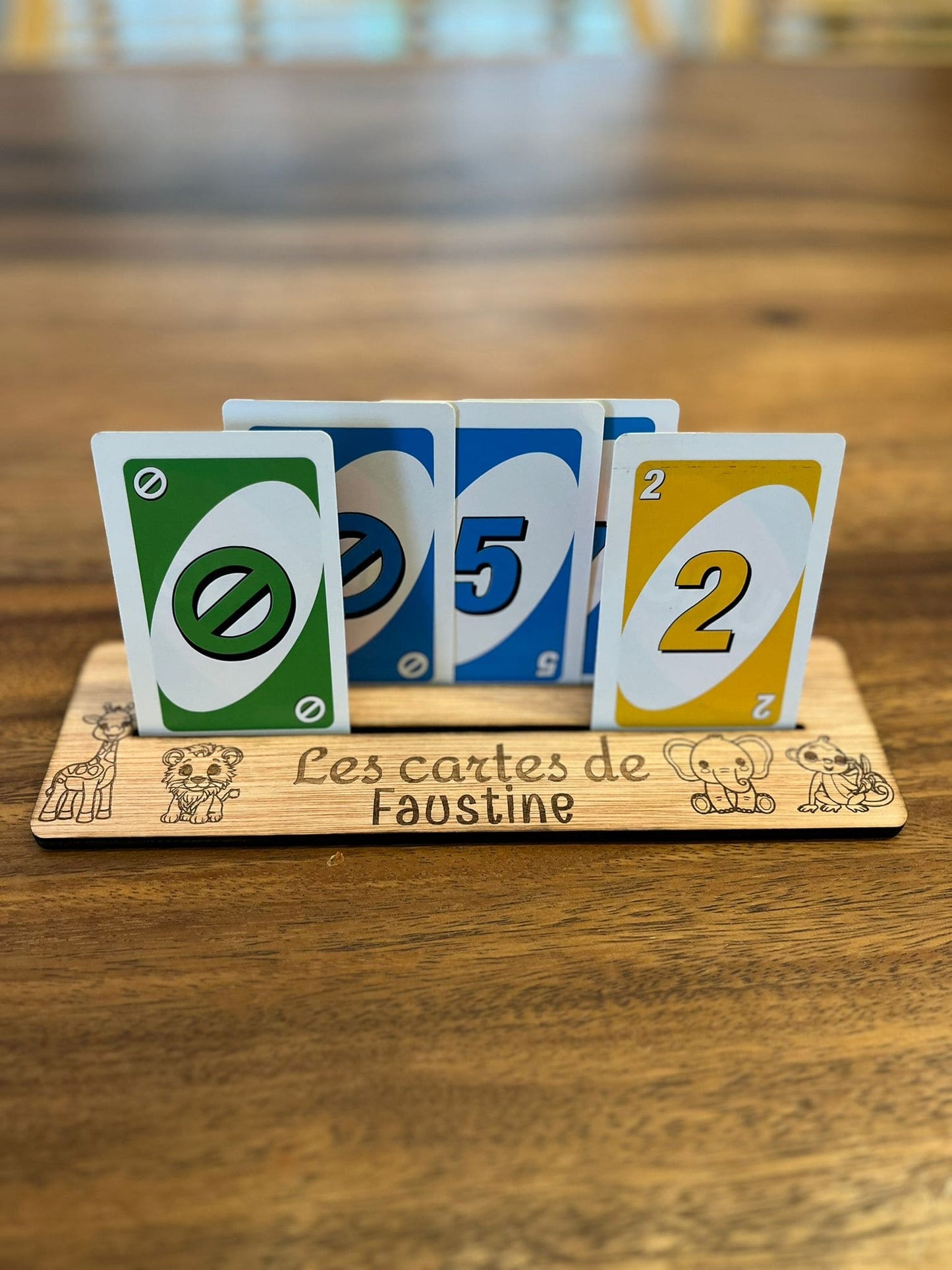 Support jeu de carte personnalisé