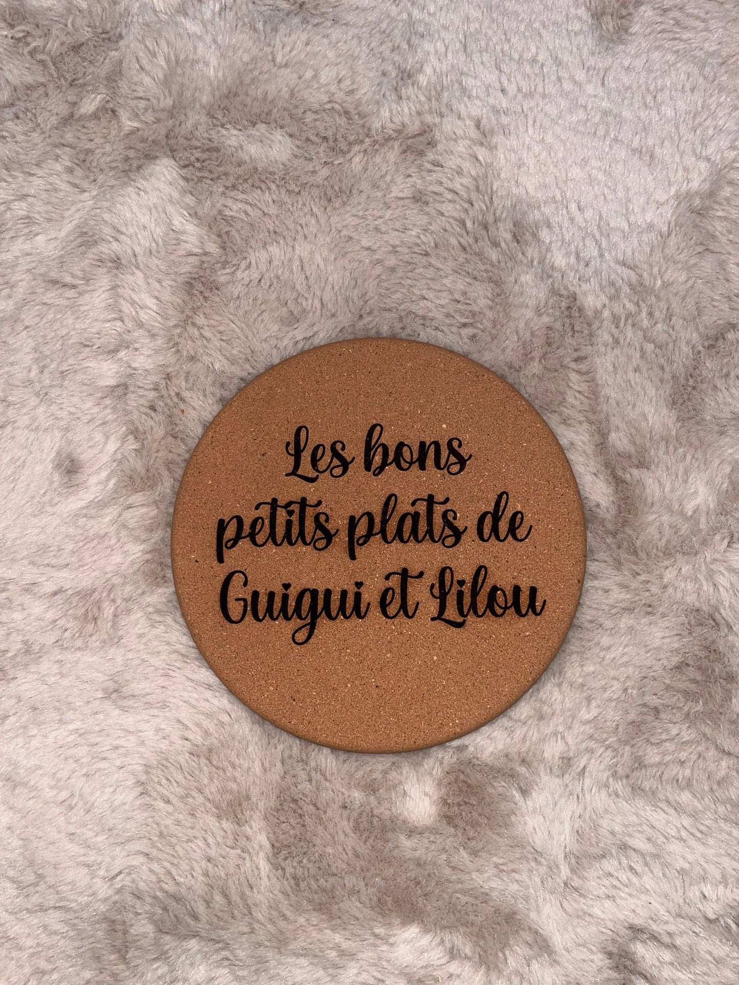 Dessous de plat personnalisé