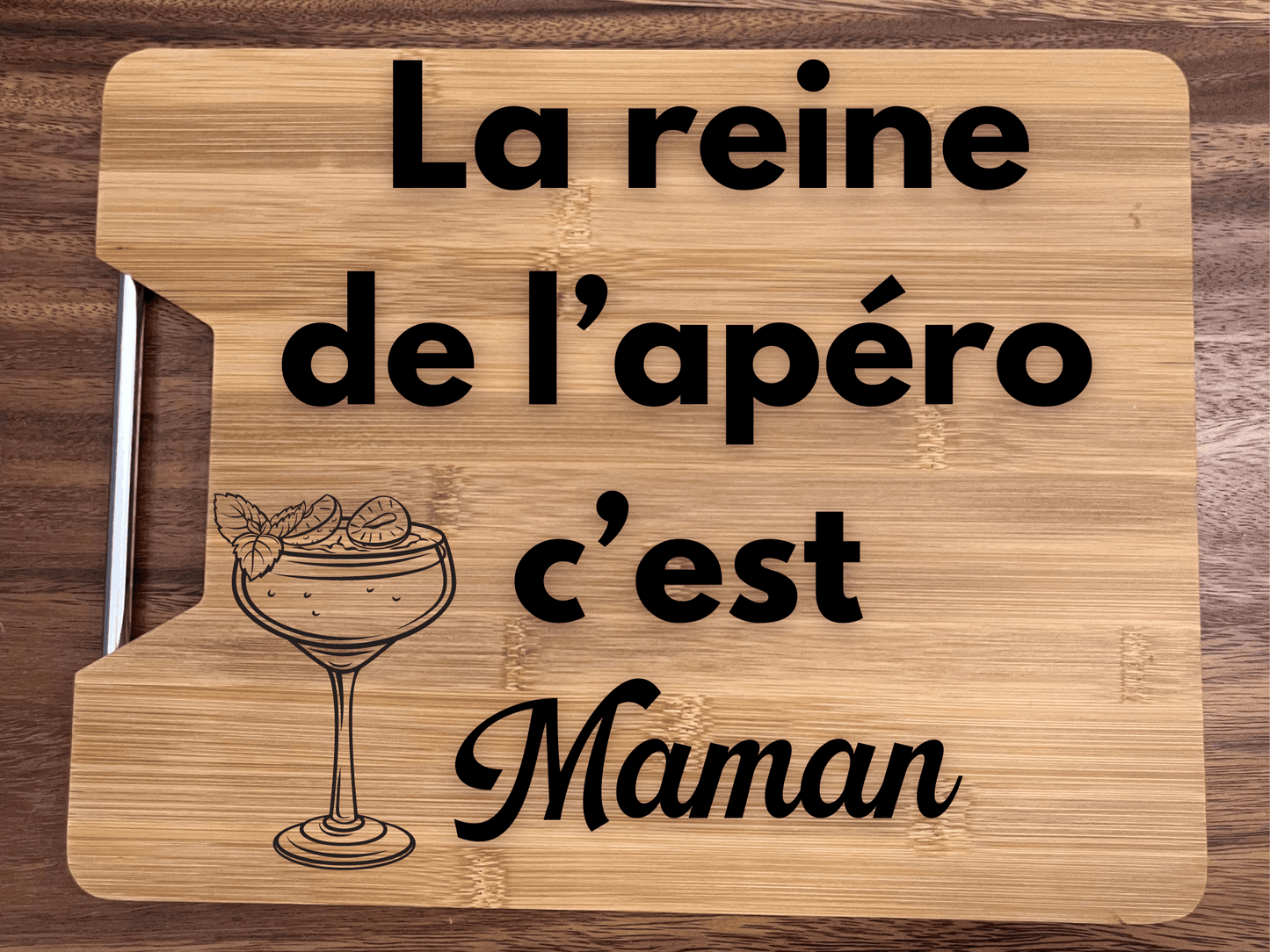 Planche à découper personnalisée pour femme