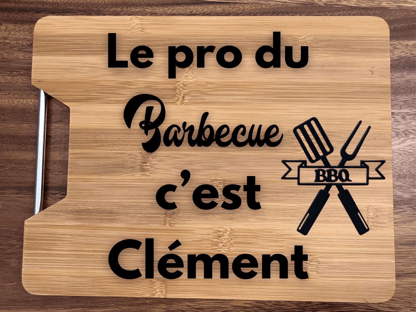 Planche à découper personnalisé pour homme