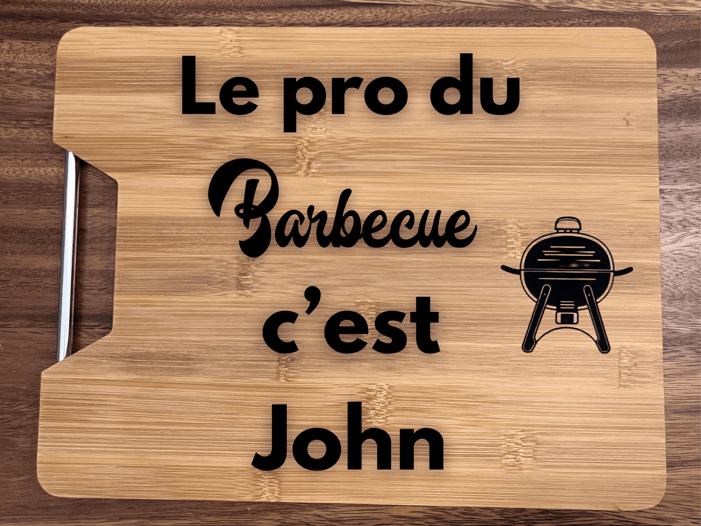 Planche à découper personnalisé pour homme