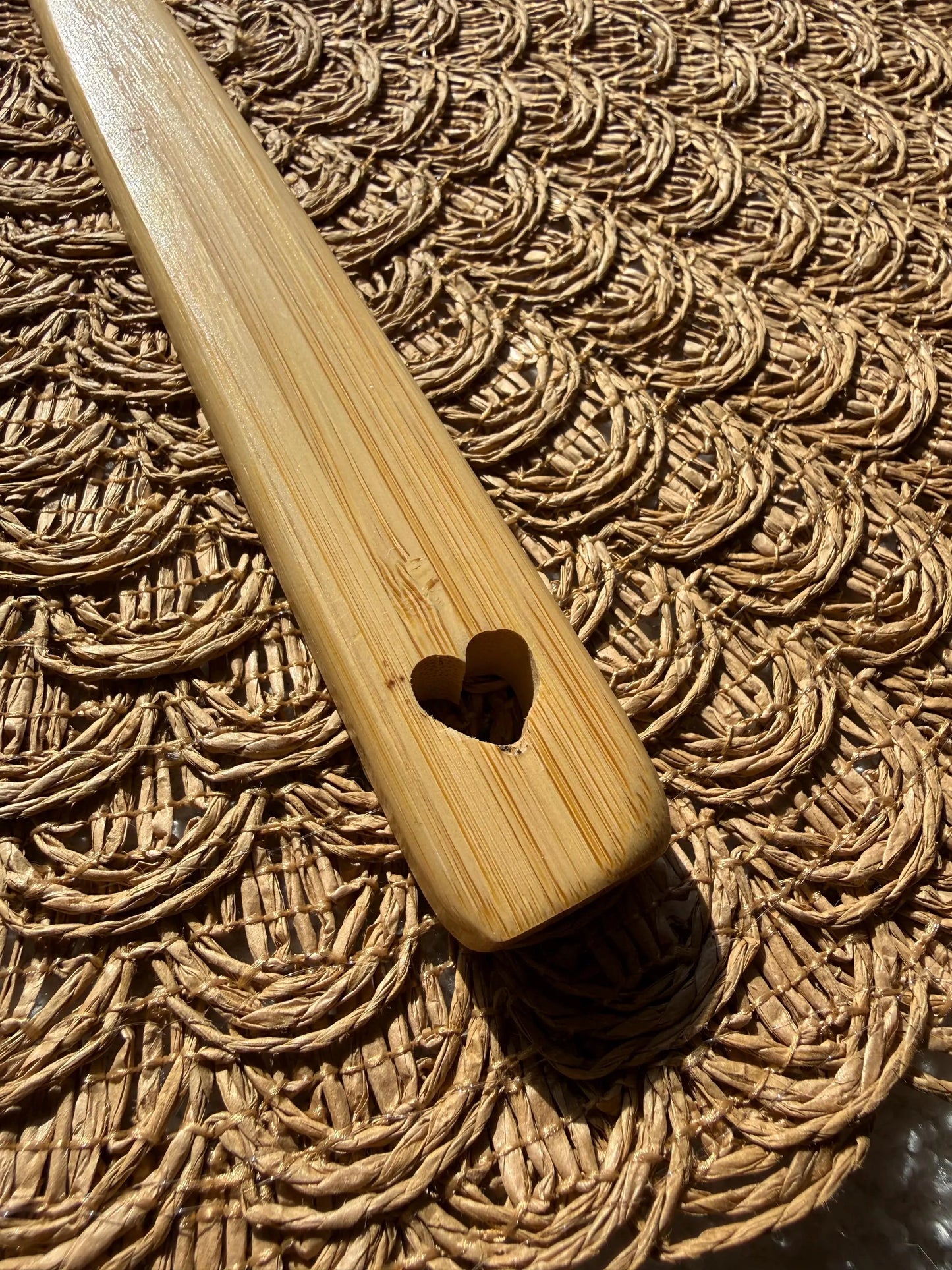 Cuillère cœur en bois personnalisée