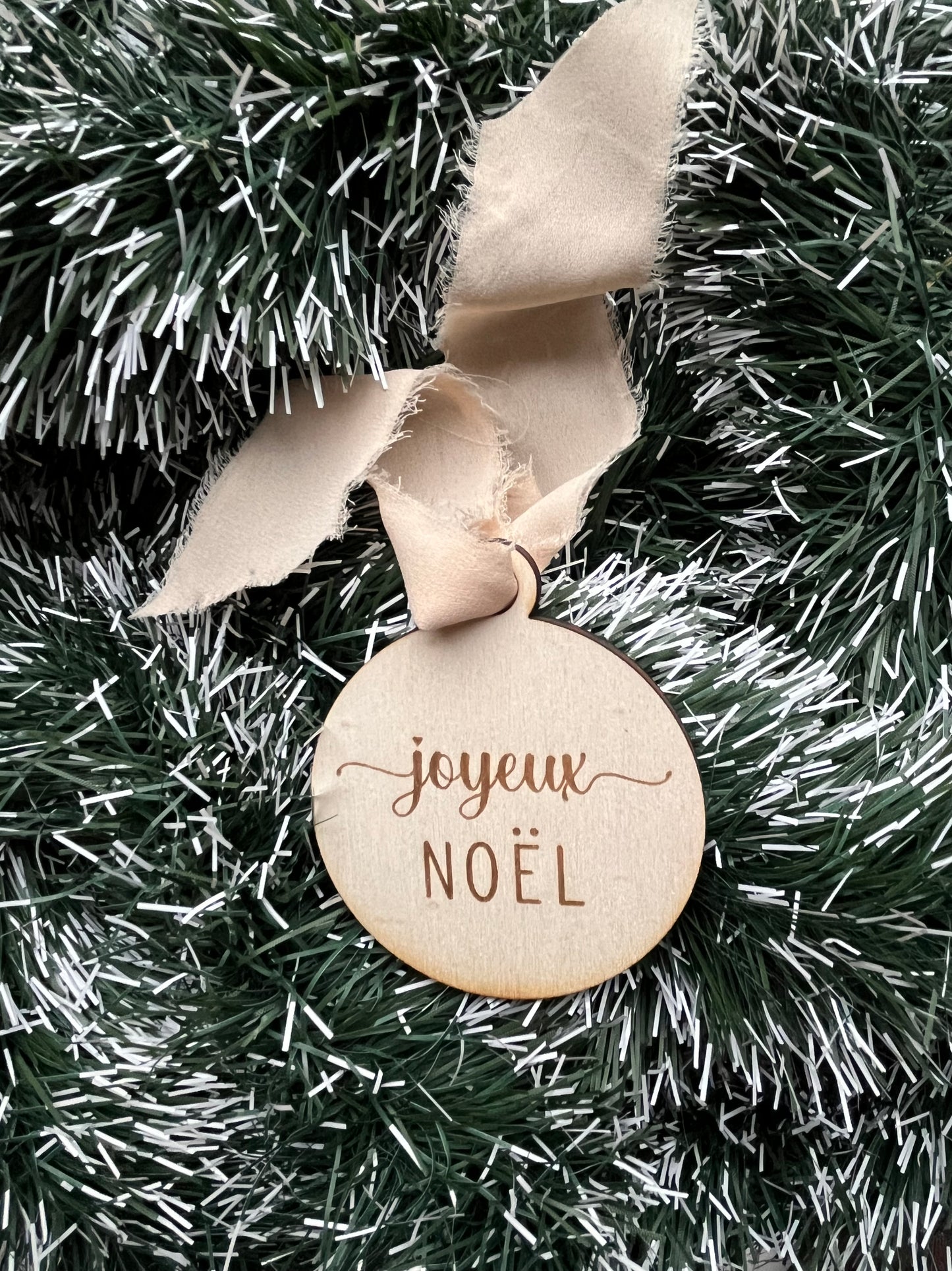 Boule de Noël « JOYEUX NOÊL » à personnaliser