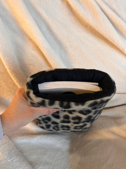Pochette de livre broché artisanale en tissus
