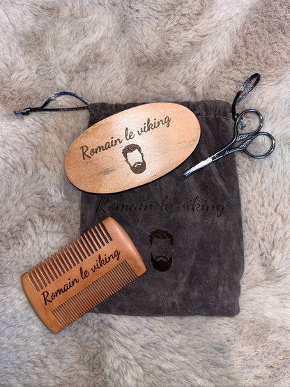 Coffret soin de la barbe personnalisé