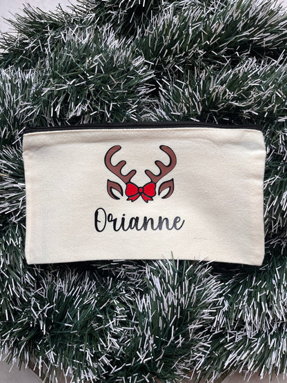 Pochette « renne » personnalisée