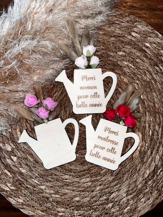 Magnet arrosoir fleuri