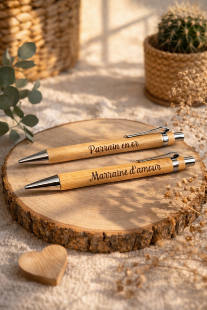 Stylo en bois personnalisé