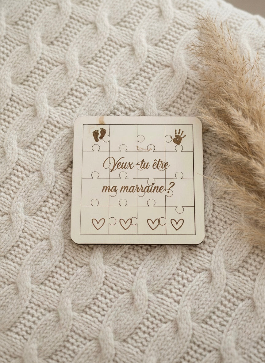 Puzzle annonce grossesse