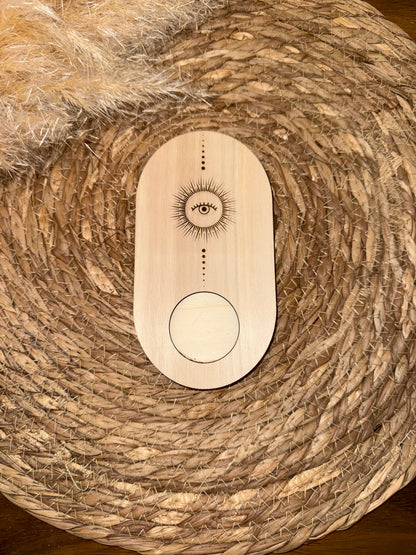 Bougeoirs en bois