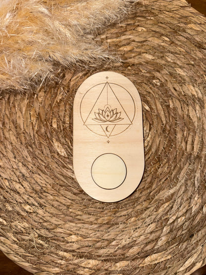 Bougeoirs en bois