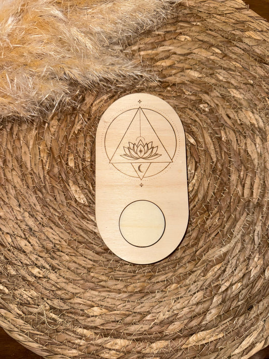 Bougeoirs en bois